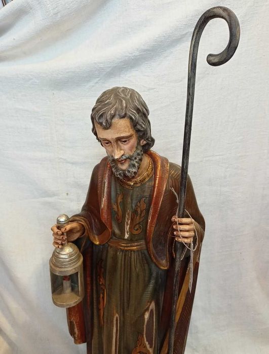 Figura S. José Madeira Policromada