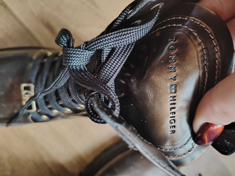Buty tommy hilfiger trapery polished leather