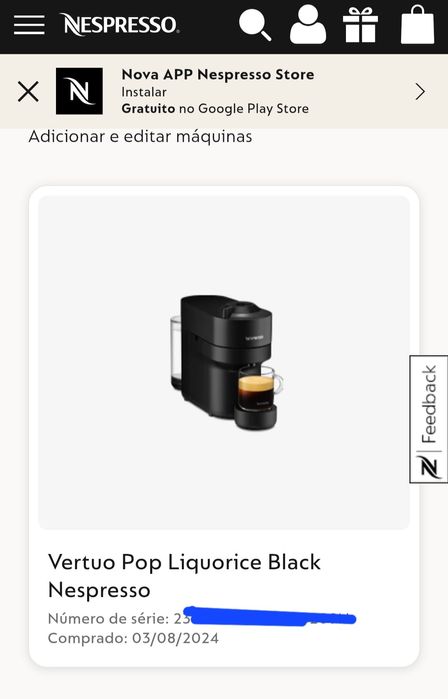 Máquina de café Nespresso