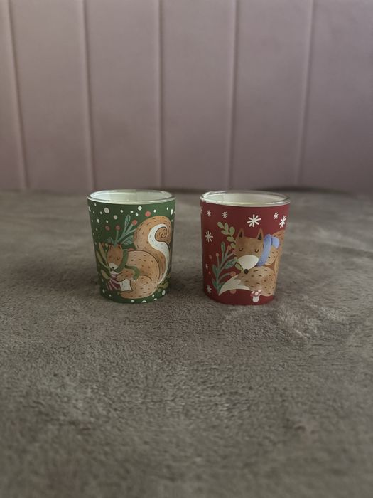 dwie małe świeczki