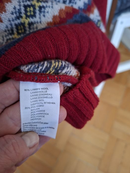 Śliczy sweter XXL ,80%wełna jagnięca, stan idealny