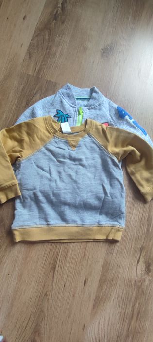 Bluzy dresowe H&M i F&F roz 80