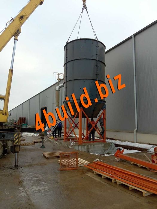 Силос для цемента, порошка разборный, разборной, Бункер, банка, бсу