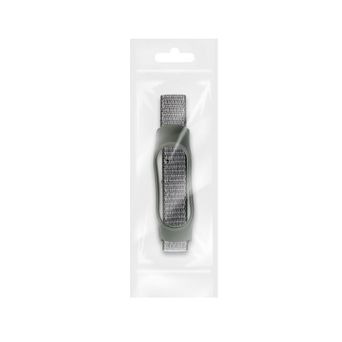 Pasek do Xiaomi Mi Band 5 / 6 / 7 Nylon Grey