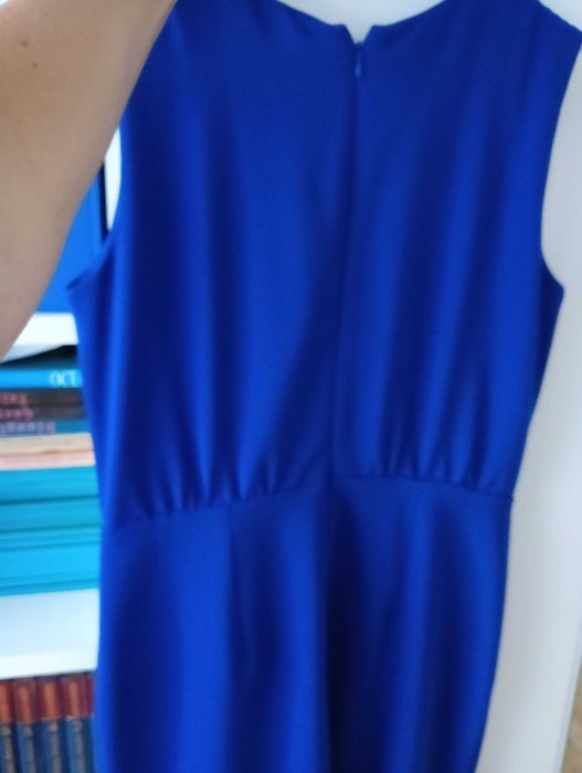 Krótka Kobaltowa sukienka damska why not 38