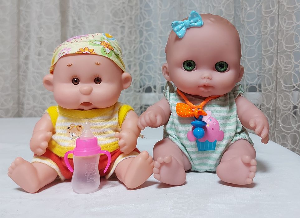 Пупс JC Toys Бібі з бантиком. Пупс,що регоче.