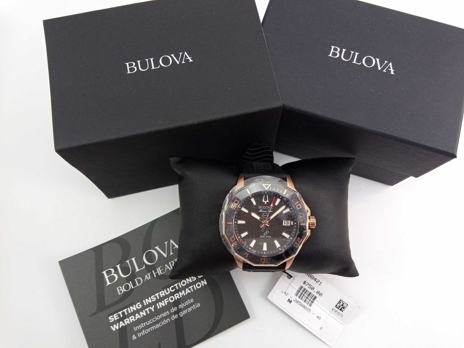 Bulova Precisionist Marine Star 98B421 точность колебаний 262, сапфир