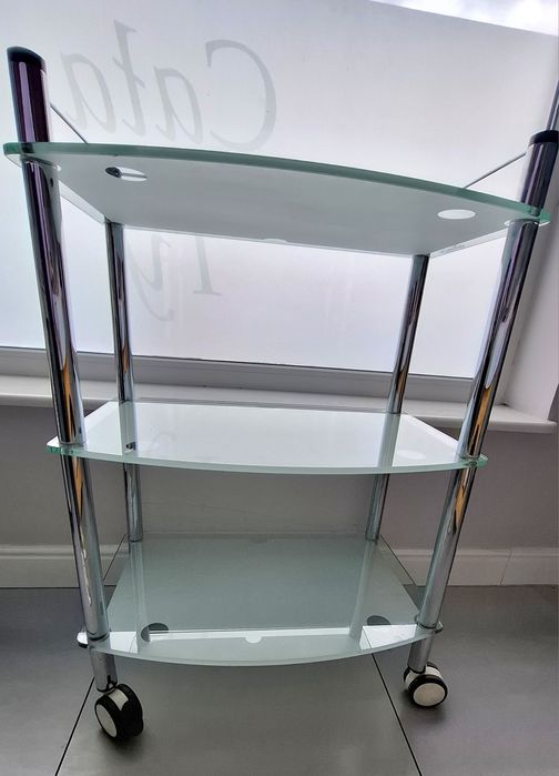 Stolik szklany kosmetyczny