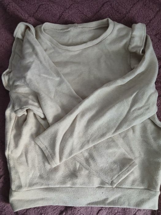sweterek/bluza krem/beż