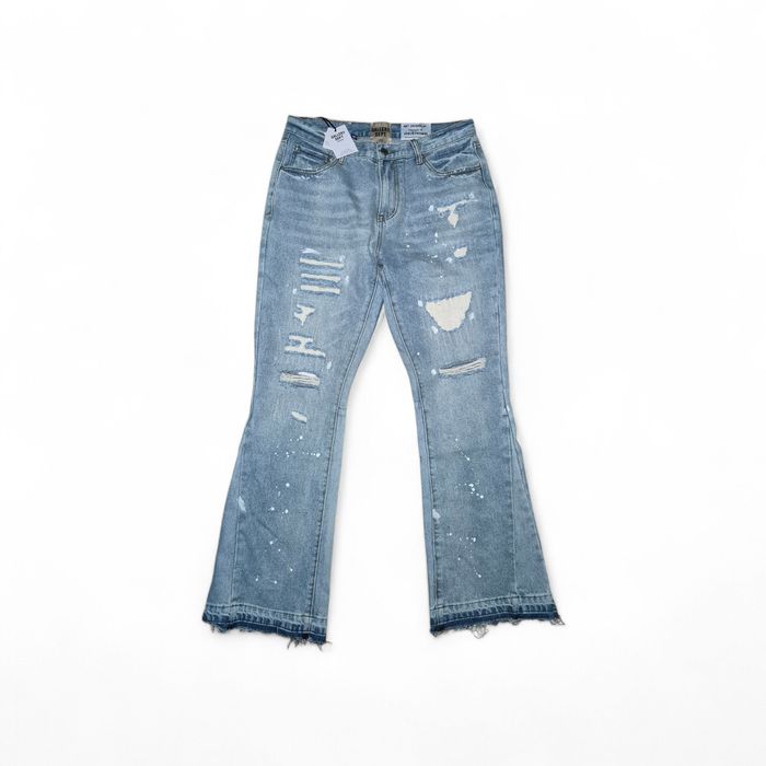 GALLERY DEPT. Jeansy Flared – Unikatowe, Malowane, Vintage Look – Nowe! M