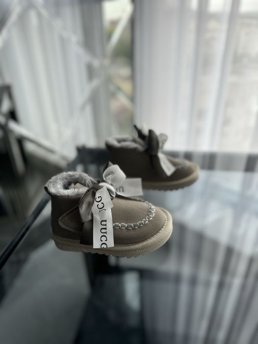 Угг дитячі уггі дитячі ugg на дівчинку з бантиком
