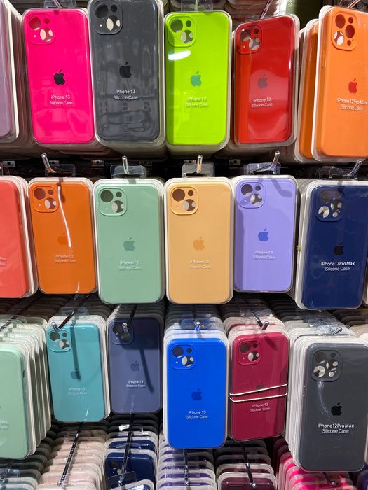 Силіконовий чохол silicone case iPhone 13 pro max закрита камера