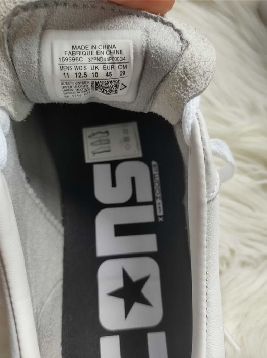 Converse rozmiar 45 skórzane trampki męskie