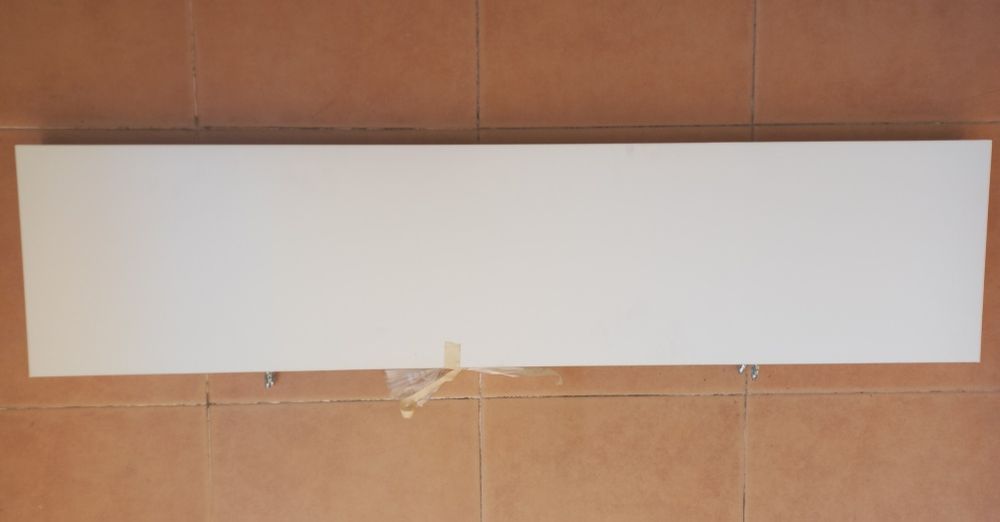 Parteleira lacado branca ikea (110x26 cm)