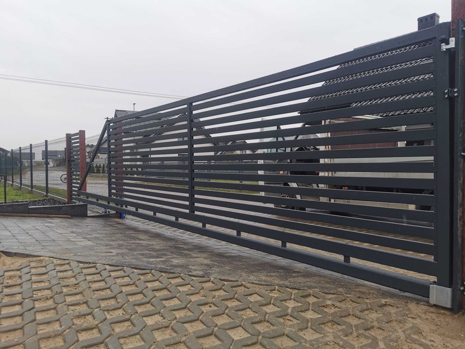 BRAMA Przesuwna KPL Panel 138cmx400cm OCYNK+RAL PRODUCENT ogrodzenia