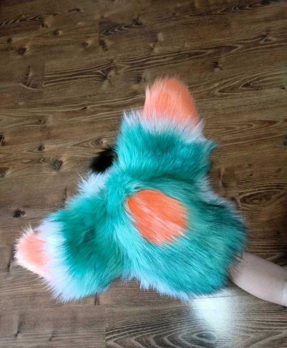 Dino maska fursuit Forest