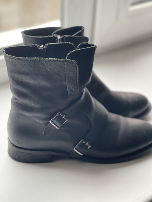 Ботінки жіночі, шкіряні