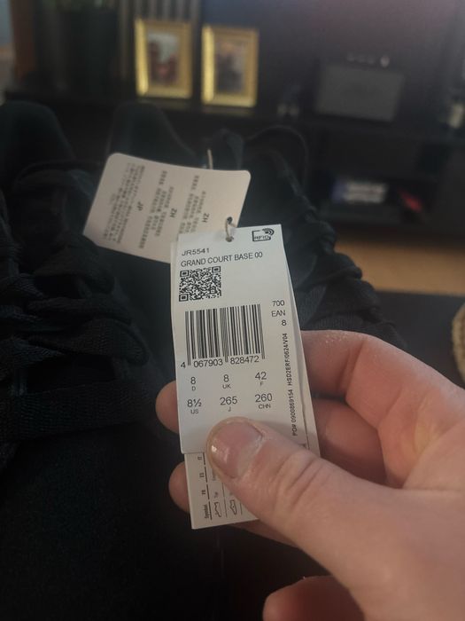 Adidas grand court czarne 42 trampki sneakersy