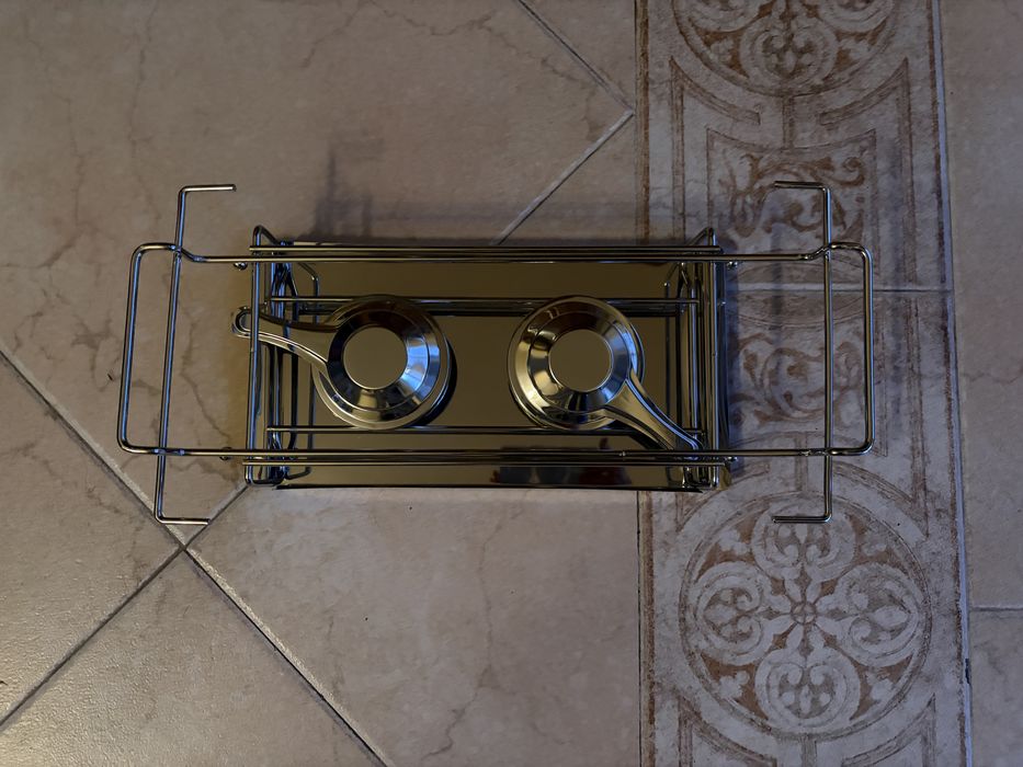 Pedra de assar com suporte