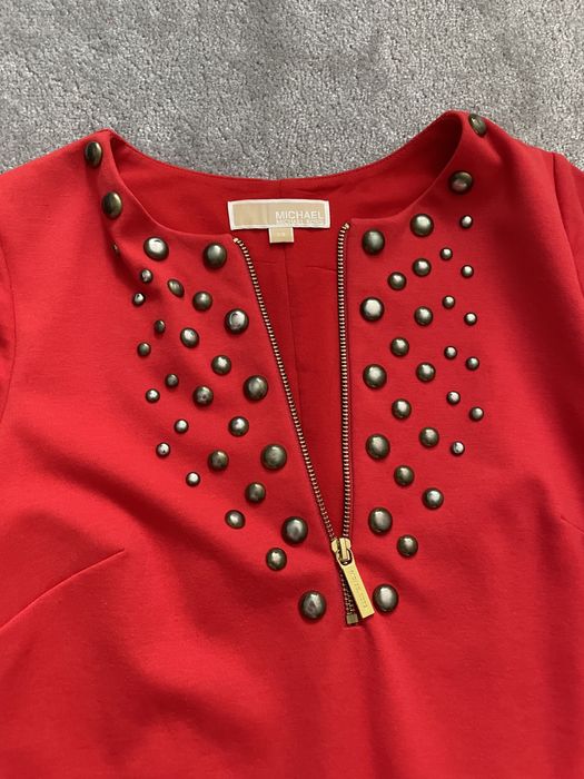 Коралловое женское платье Michael Kors