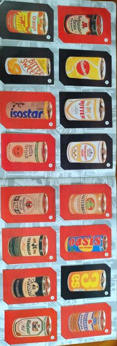 Coleção Completa O Mundo das bebidas calendários da década de 80/90