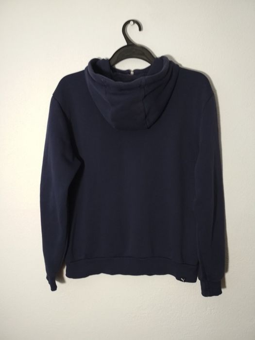 Puma granatowa rozpinana bluza z kapturem unisex M