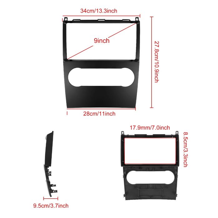Rádio Android Mercedes Benz Classe A e B W169 Carplay GPS 4/64GB NOVO