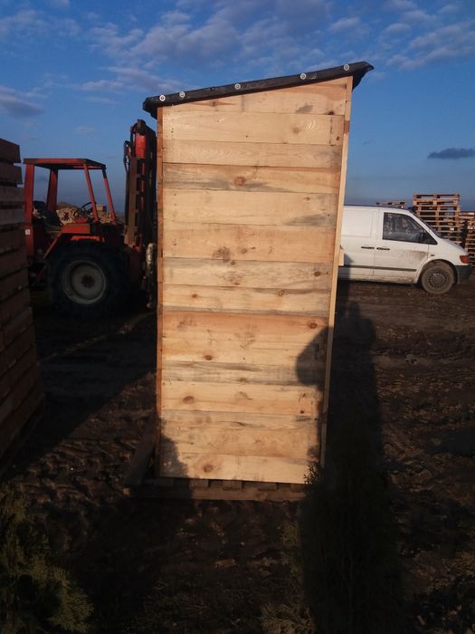 toaleta drewniana NOWA DESTEPNA wc wychodek sławojka kibelek