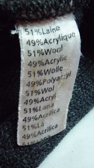 Lacoste- męski sweter z wełną  r; XL