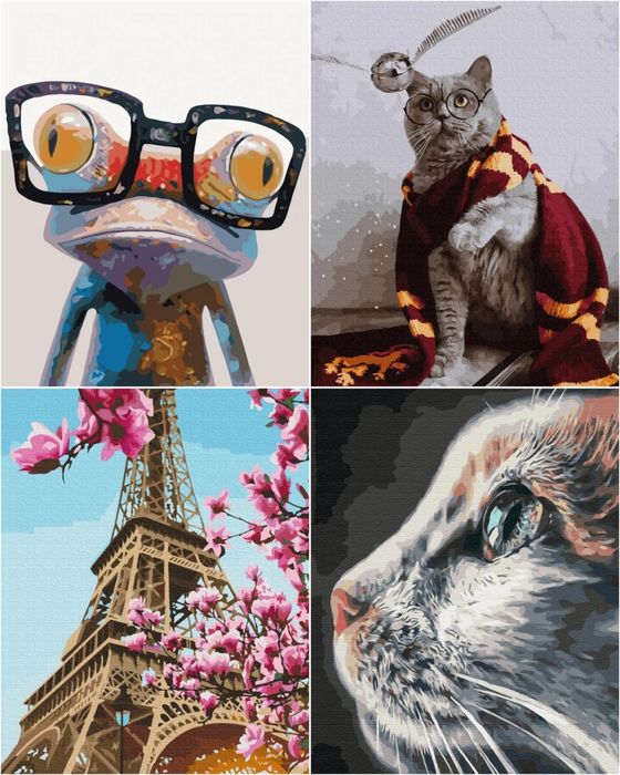 Топ Картина по номерах, малювання по номерах фарбами, набір для творчо