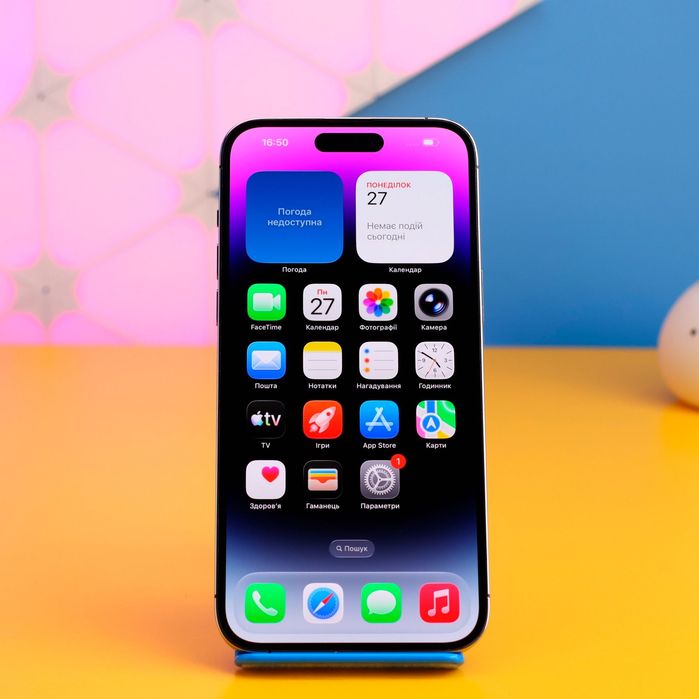 Смартфон Apple iPhone 14 Pro Max 128GB Deep (164518) Б/У З ГАРАНТІЄЮ