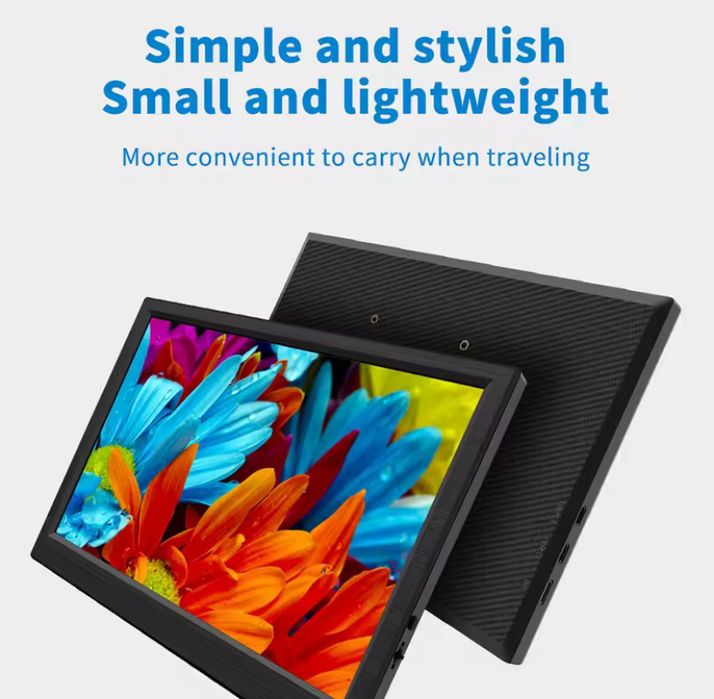 Портативний монітор 11.6 дюйм для ваших консолей, живлення pawerbank!