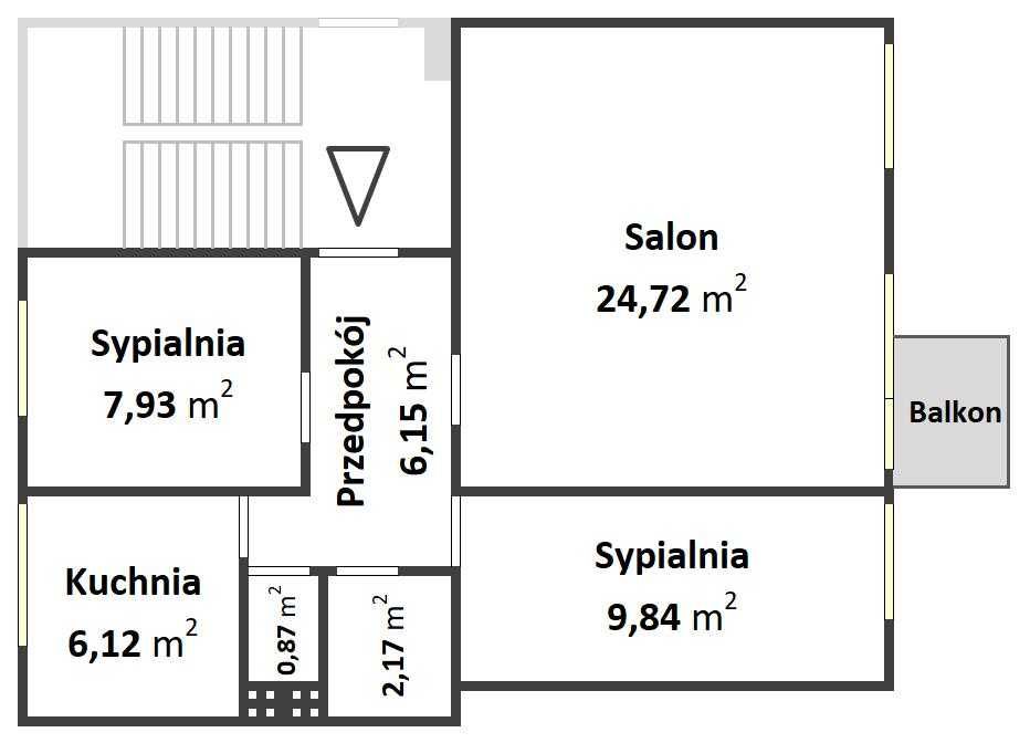 Mieszkanie 57,8m2, os. Piasta, świetna lokalizacja