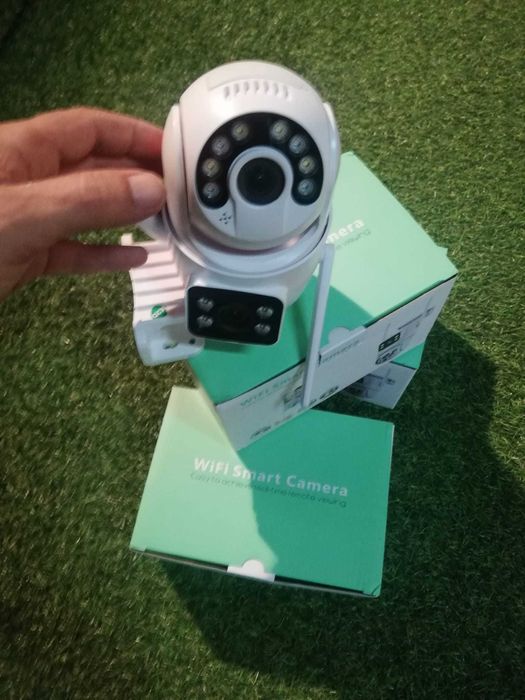 Câmara de Vigilância IP Wifi ou por cabo  Exterior rotativa e fixa