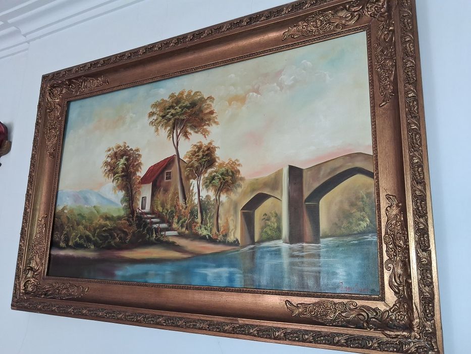 Conjunto de quadros pintura