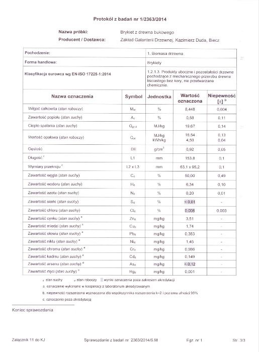 Brykiet 100% Buk RUF, Idealnie suchy, Producent 1000kg Transport Winda