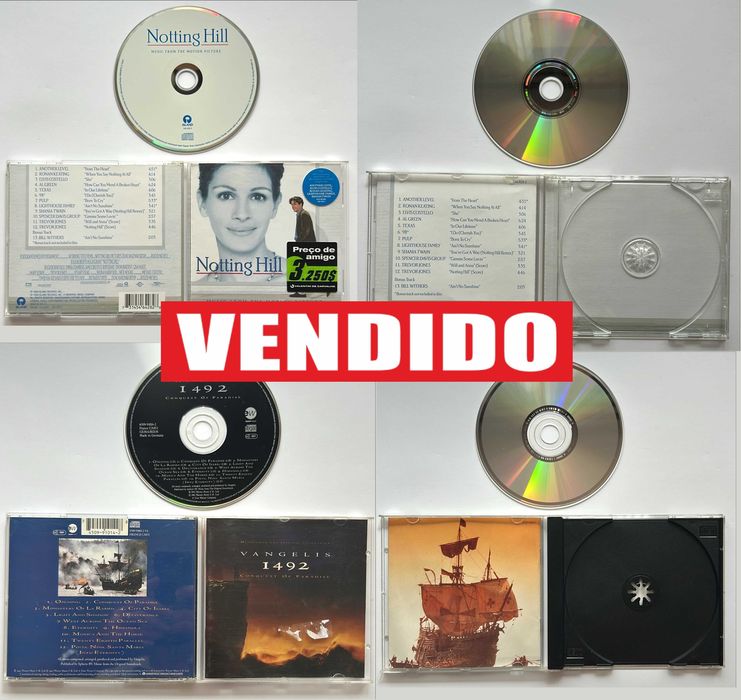 Coleção CDs Bandas Sonoras de Filmes (conjunto 1)