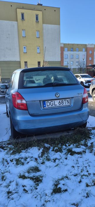Skoda fabia II uszkodzona