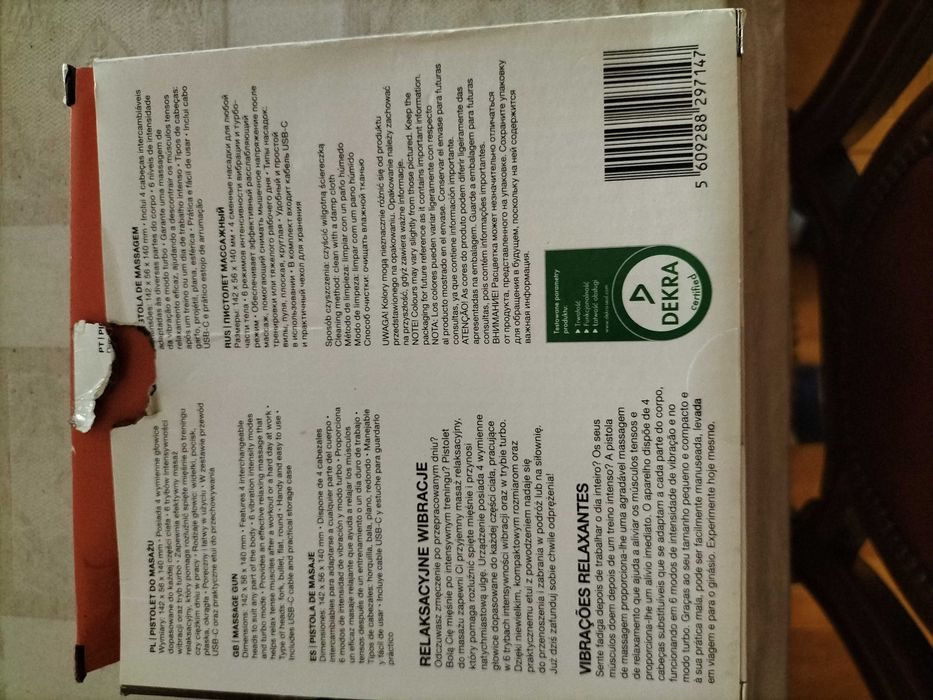 Aparelho de massagem em excelente estado.