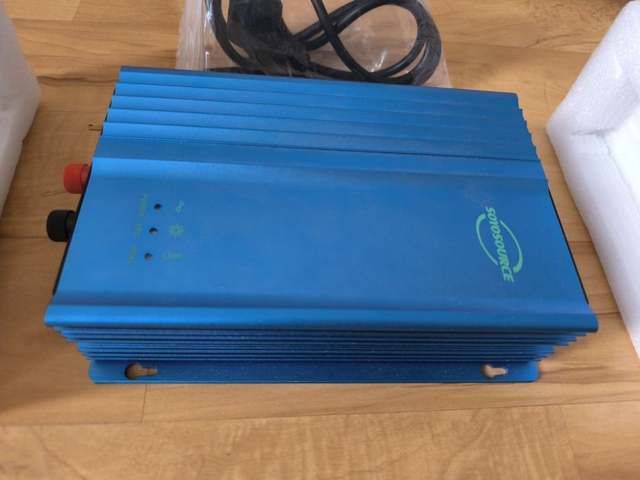 Inwerter Solarny Grid Tie 500W 26V-45V Falownik Bat 24V MPPT do paneli