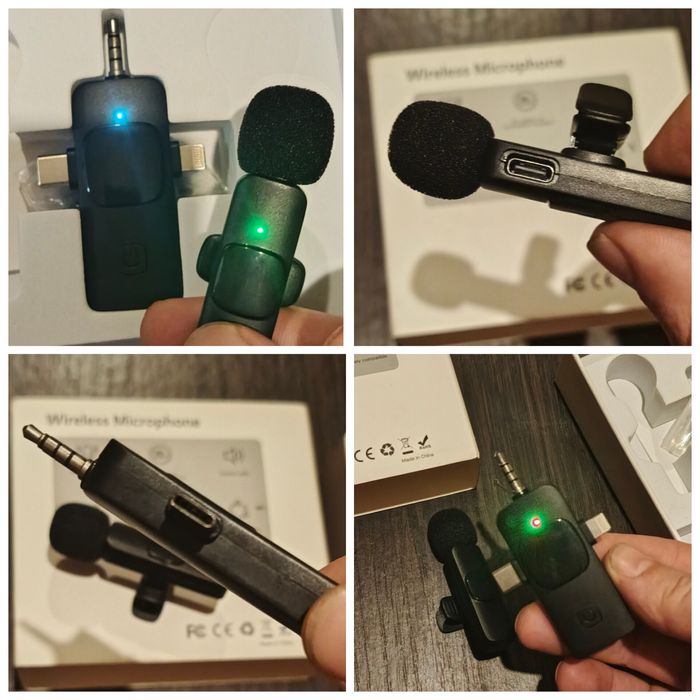 Бездротовий мікрофон (петличка) для Iphone  та Android