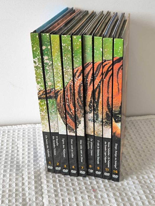 Coleção de Documentários de Natureza em DVD (National Geographic / Wild - Lote com 9 Volumes)