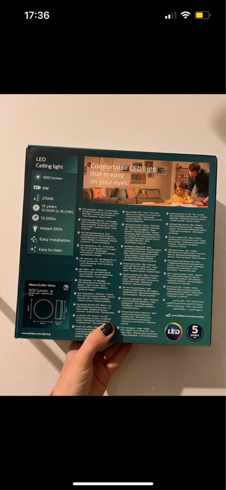 Philips lampa led sufitowa plafon