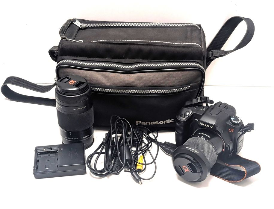Aparat Sony Alpha DSLR-A200 + Obiektyw