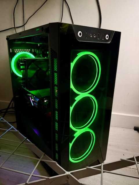 Komputer dla gracza Ryzen 5, RTX 2060 SUPER, DDR432Gb, SSD, monitor32"