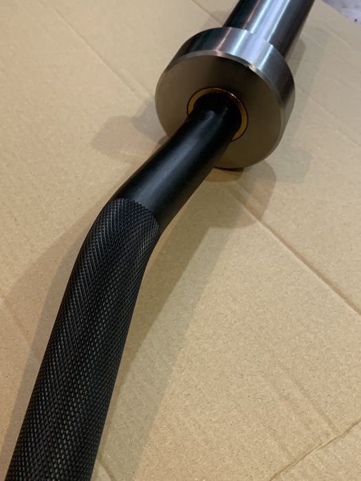 Гриф W-подібний зігнутий 120 см, 50 мм олімпійський, треп, прямий