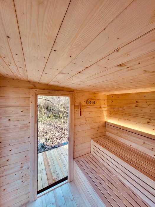 Sauna ogrodowa Five star , z piecem,