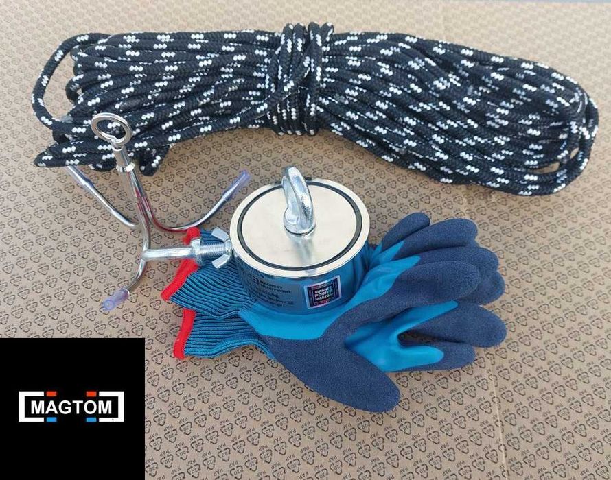 Magnes neodymowy do poszukiwań F300 Power kotwica Magtom mocny