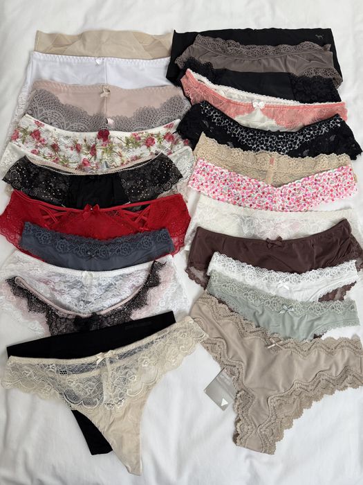 Zestaw bielizny damskiej 32 szt. | nowe i jak nowe Victoria’s Secret