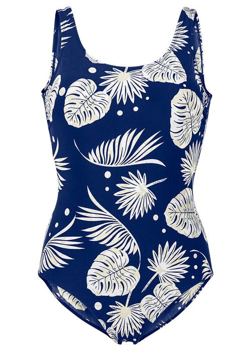 B.P.C kostium granatowy jednoczęściowy wzór 42.